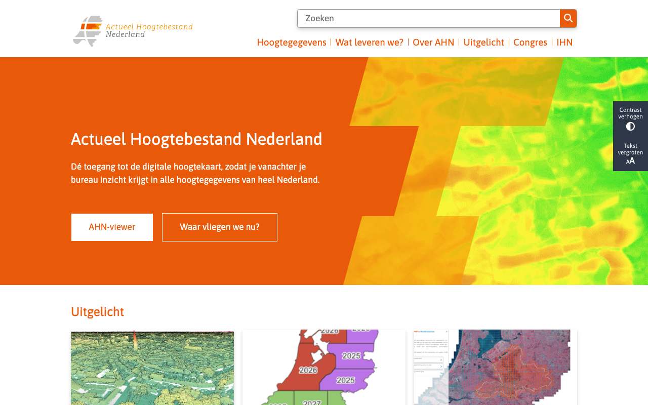 Schermafbeelding van ahn.nl