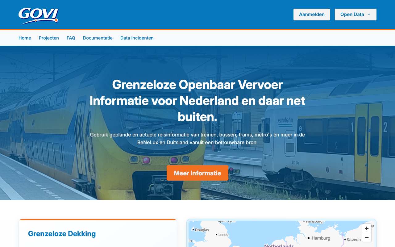 Schermafbeelding van govi.nu