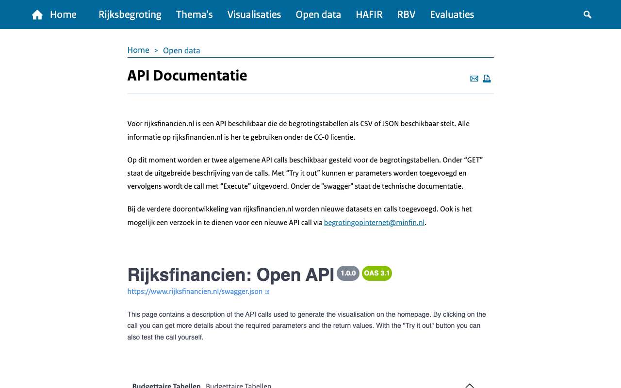 Schermafbeelding van rijksfinancien.nl