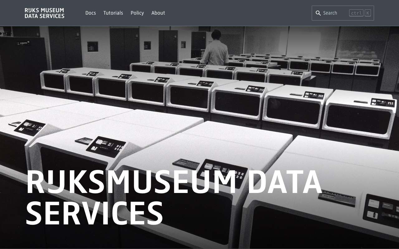 Schermafbeelding van data.rijksmuseum.nl