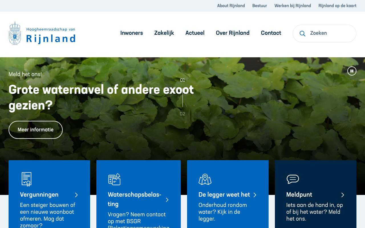 Schermafbeelding van rijnland.nl